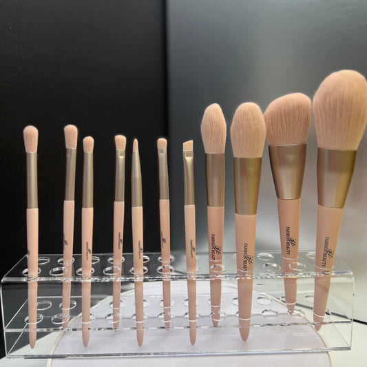 Professional Makeup Brush Set – 11-Piece Soft Synthetic Makeup Brushes for Foundation, Powder, Blush, Concealer & Eyeshadow | PP Fashion Beauty