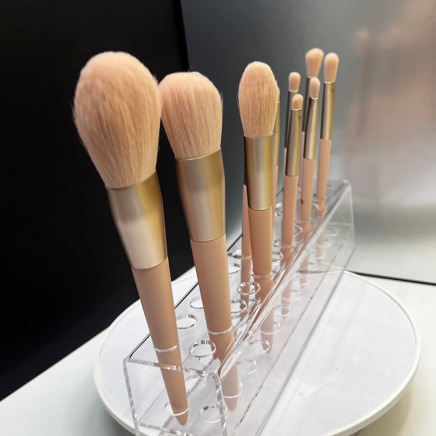Professional Makeup Brush Set – 11-Piece Soft Synthetic Makeup Brushes for Foundation, Powder, Blush, Concealer & Eyeshadow | PP Fashion Beauty