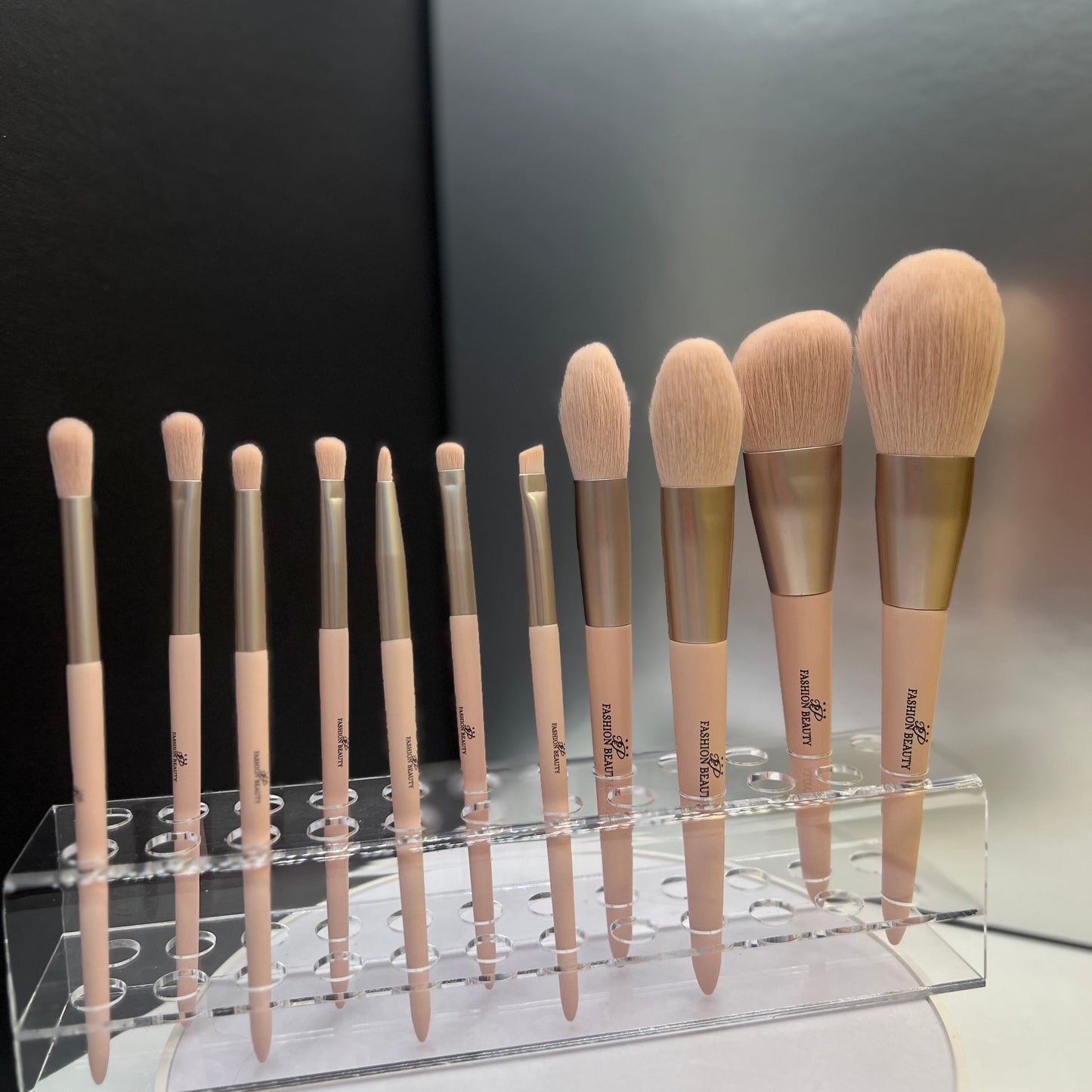 Professional Makeup Brush Set – 11-Piece Soft Synthetic Makeup Brushes for Foundation, Powder, Blush, Concealer & Eyeshadow | PP Fashion Beauty