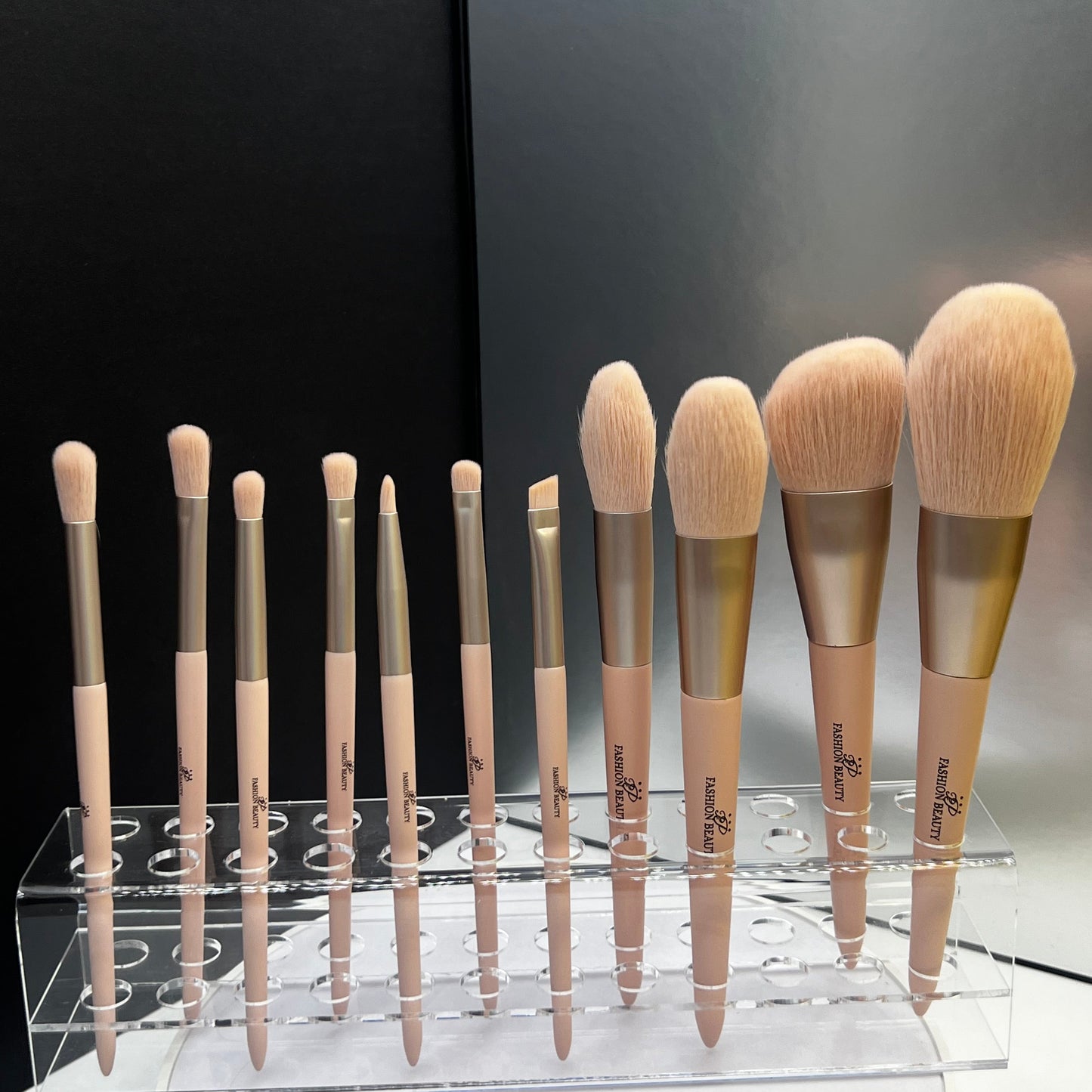 Professional Makeup Brush Set – 11-Piece Soft Synthetic Makeup Brushes for Foundation, Powder, Blush, Concealer & Eyeshadow | PP Fashion Beauty