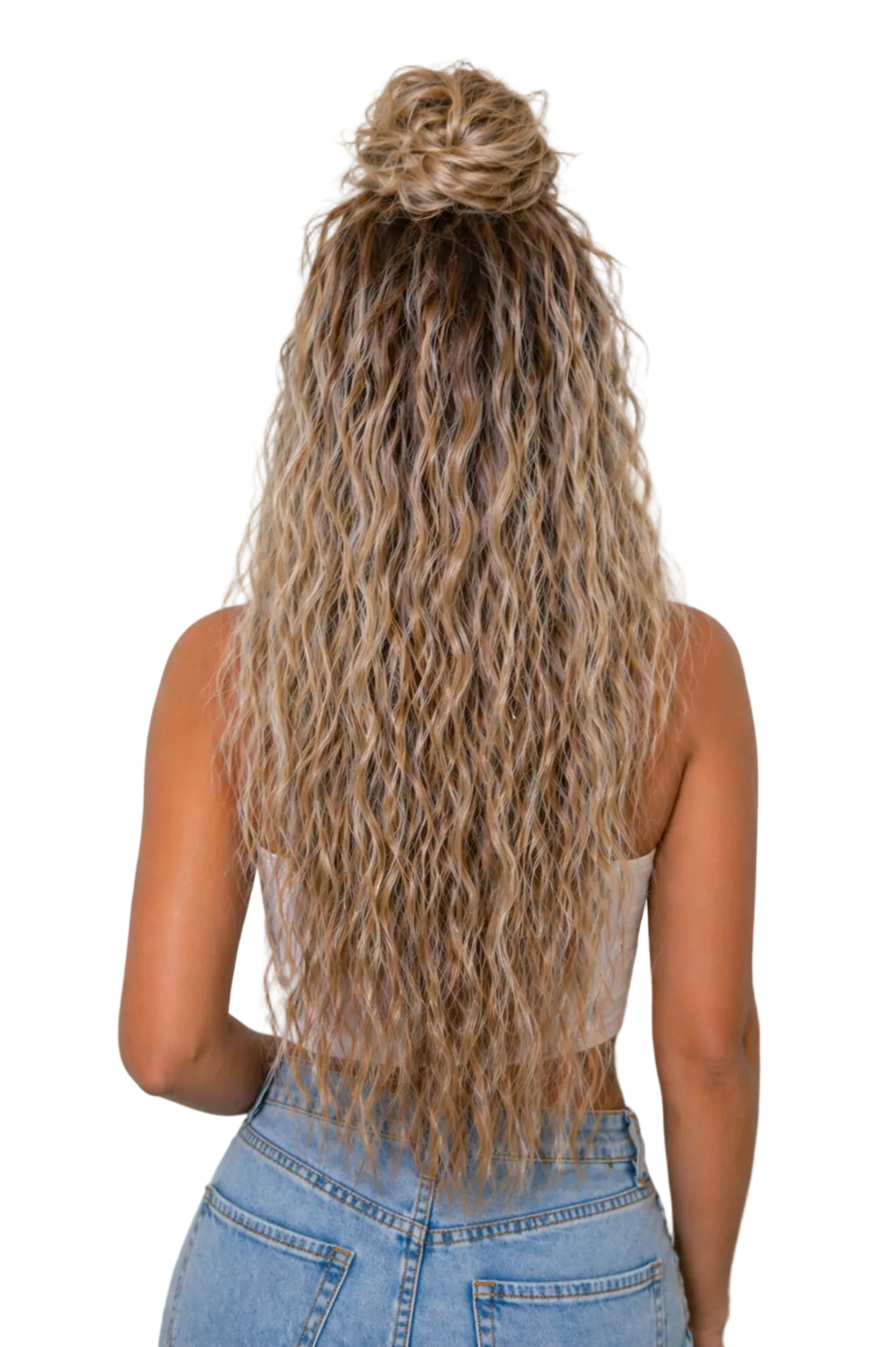 Luxury Lace Front Wig Water Wave Heat Resistant Synthetic Wig Custom Colors Available 18-26 Inch