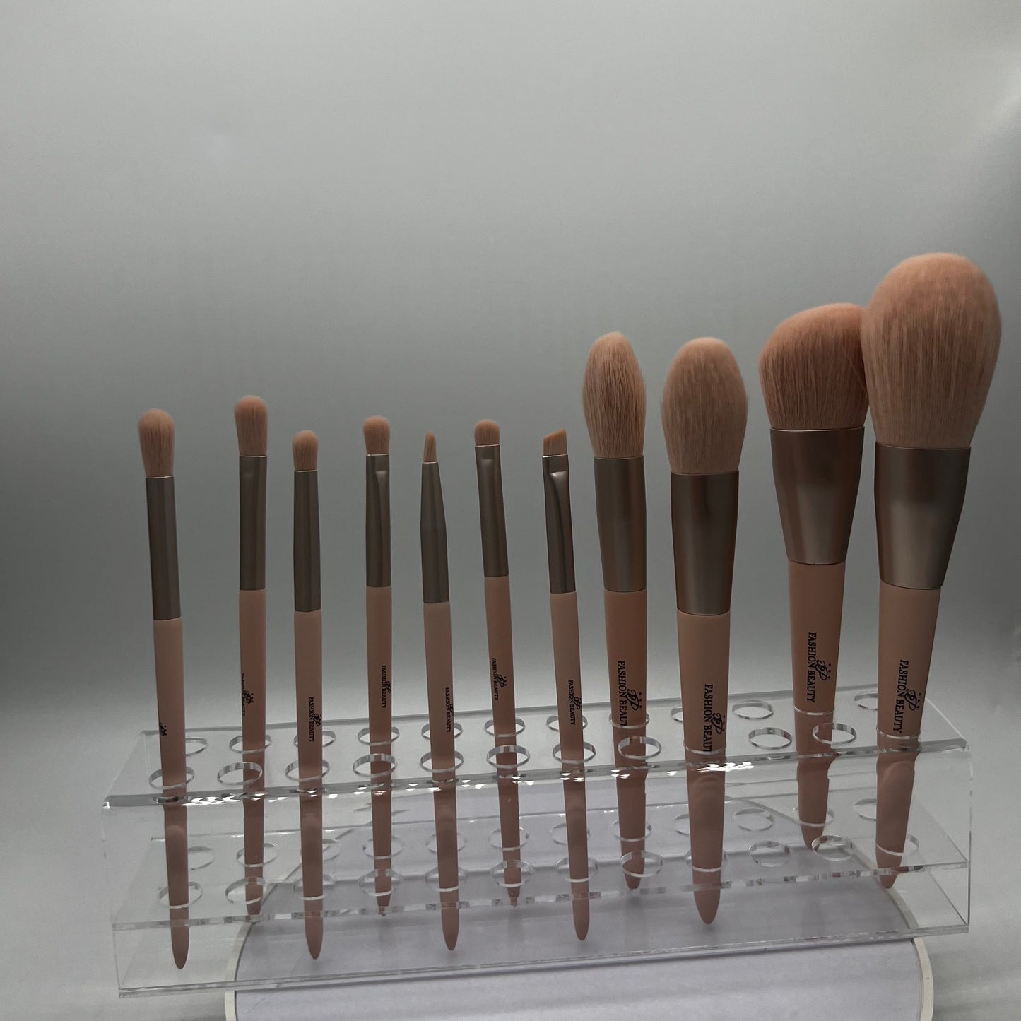 Professional Makeup Brush Set – 11-Piece Soft Synthetic Makeup Brushes for Foundation, Powder, Blush, Concealer & Eyeshadow | PP Fashion Beauty