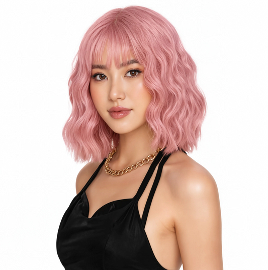 PP Fashion Beauty™ Rose Velvet Wavy Bob Wig