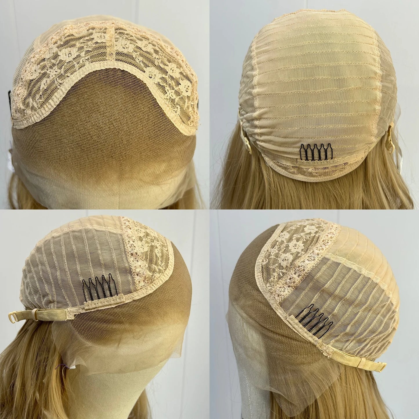 Long Blonde Curly Wavy Synthetic Loose Body Wave Lace Front Wigs for Women Free Part Ash Blonde Natural Looking Heat Resisant