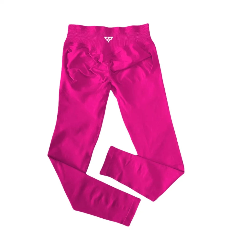 KEEP THAT PUMP Recoil Leggings Fitness Gym Yoga Cycling Seamless Women's Pants Hip Pleated High Waist Tight Scrunch Butt Pants